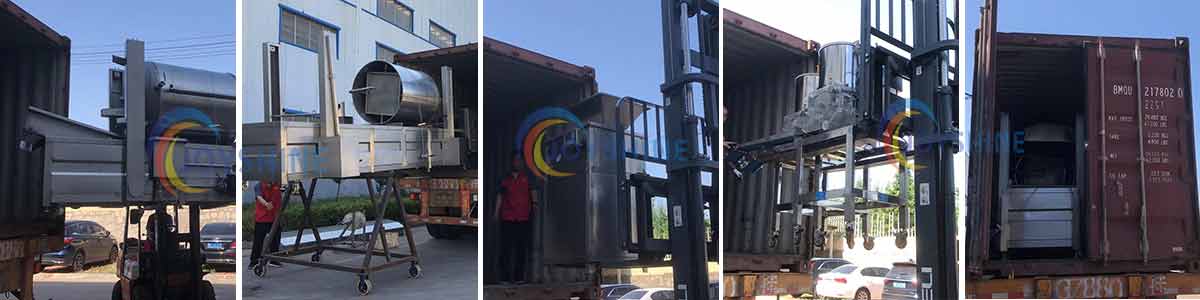 500KG/H Food Frying Line To Sweden