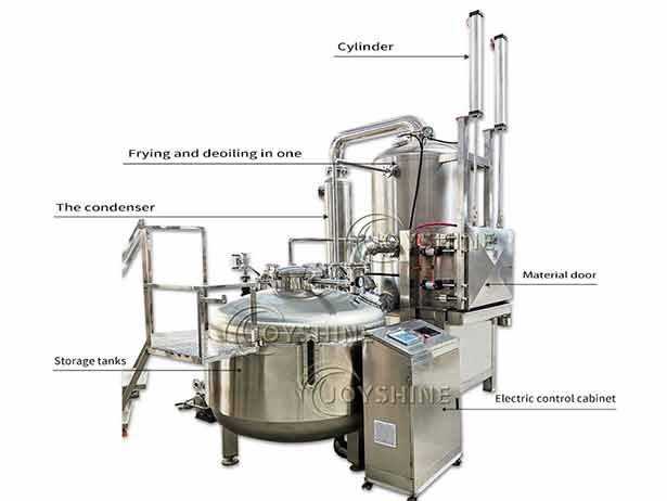 low tempreture vacuum frying machine