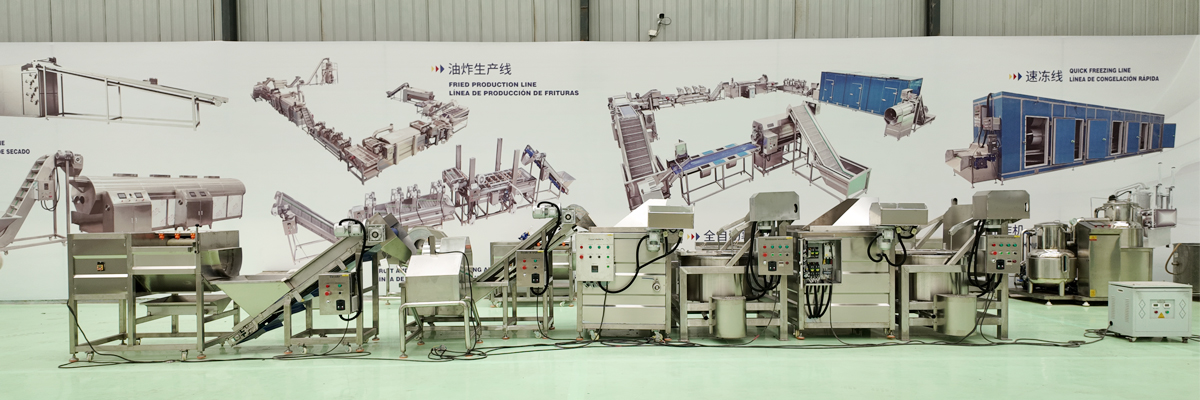 Potato Chips Production Line Factory Shot